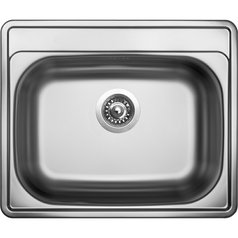 Sinks kuchyňský nerezový dřez COMFORT 600 V matný | STSCOM6005006V