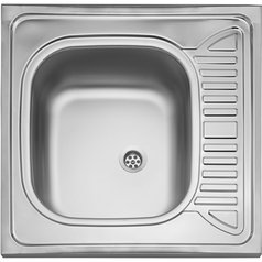 Sinks kuchyňský nerezový dřez CLP-D 600 M matný | STSCPM6006005M