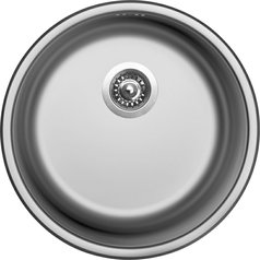 Sinks kuchyňský nerezový dřez ROUND 450 V matný | STSROM4506V