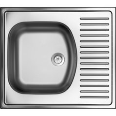Sinks kuchyňský nerezový dřez SHORT 580 M matný | STSSHM5805105M
