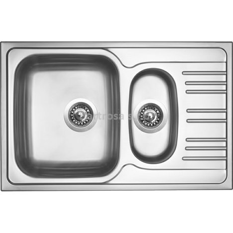 Sinks kuchyňský nerezový dřez STAR 780.1 V matný