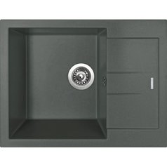 Sinks kuchyňský granitový dřez AMANDA 650 titanium 72 | TLAM65050072