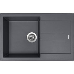 Sinks kuchyňský granitový dřez AMANDA 780 titanium 72 | TLAM78050072