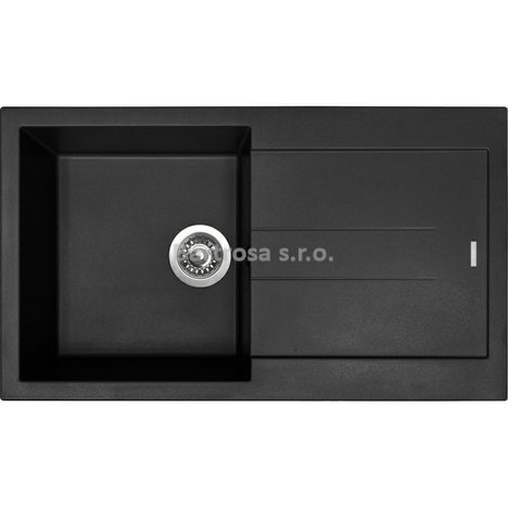 Sinks kuchyňský granitový dřez AMANDA 860 pureblack 26