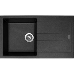 Sinks kuchyňský granitový dřez AMANDA 860 metalblack 74 | TLAM86050074
