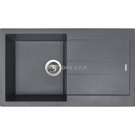 Sinks kuchyňský granitový dřez AMANDA 860 NANO nanogrey N4