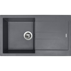 Sinks kuchyňský granitový dřez AMANDA 860 NANO nanogrey N4 | TLAM860500N4