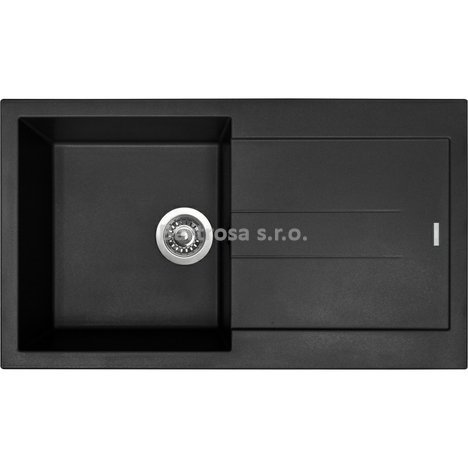 Sinks kuchyňský granitový dřez AMANDA 860 NANO nanoblack N6