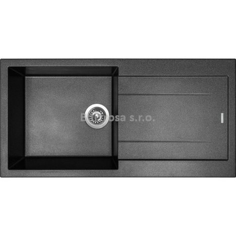 Sinks kuchyňský granitový dřez AMANDA 990 metalblack 74