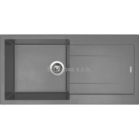 Sinks kuchyňský granitový dřez AMANDA 990 NANO nanogrey N4