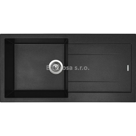 Sinks kuchyňský granitový dřez AMANDA 990 NANO nanoblack N6