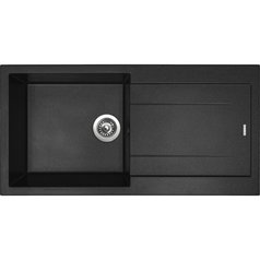 Sinks kuchyňský granitový dřez AMANDA 990 NANO nanoblack N6 | TLAM990500N6