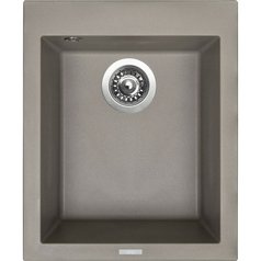 Sinks kuchyňský granitový dřez CUBE 410 truffle 54 | TLCU41050054