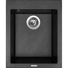 Sinks kuchyňský granitový dřez CUBE 410 metalblack 74 | TLCU41050074