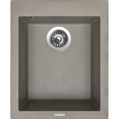 Sinks kuchyňský granitový dřez CUBE 410 NANO nanotruffle N3 | TLCU410500N3