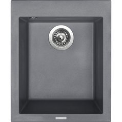 Sinks kuchyňský granitový dřez CUBE 410 NANO nanogrey N4 | TLCU410500N4