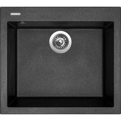 Sinks kuchyňský granitový dřez CUBE 560 metalblack 74 | TLCU56050074