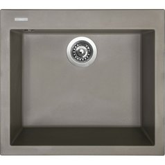 Sinks kuchyňský granitový dřez CUBE 560 NANO nanotruffle N3 | TLCU560500N3