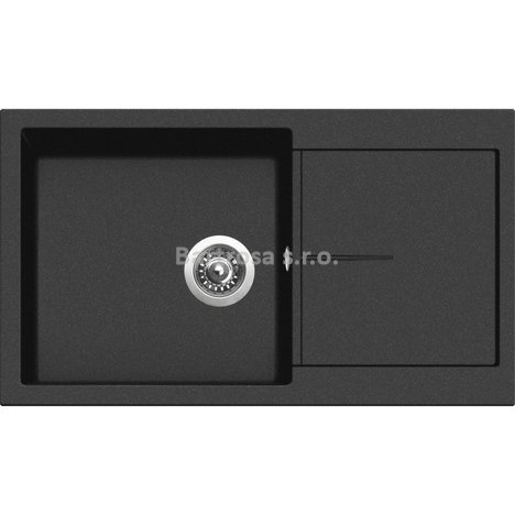 Sinks kuchyňský granitový dřez INFINITY 860 metalblack 74