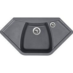 Sinks kuchyňský granitový dřez NAIKY 980 titanium 72 | TLNA98051072