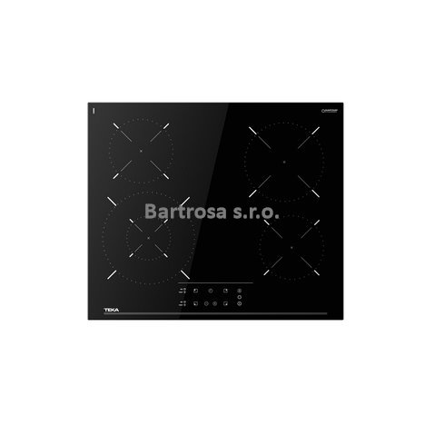 Teka TBC 64320 TTC BK Sklokeramická varná deska 60 cm černé sklo