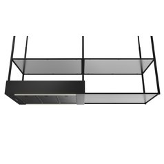 Teka DIH 96850 TCS BK Ostrůvkový policový odsavač 90 cm černá