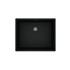 Teka kuchyňský nerezový dřez TOPLINE RS15 50.40 FBK černé sklo (BK)
